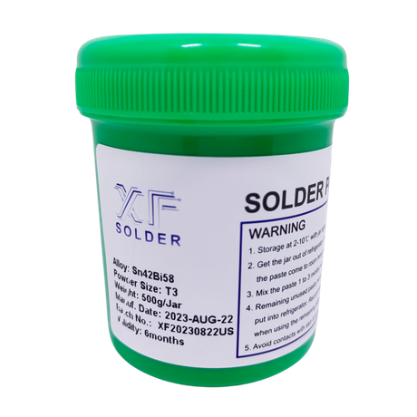 Pâte de soudure sans plomb de bismuth d'étain de basse température Sn42Bi58 42 58