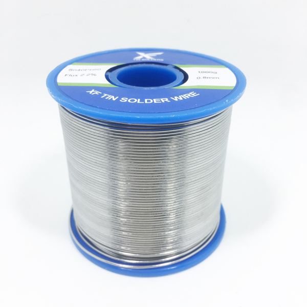 0,8 mm pas de fil de soudure de plomb en étain propre Sn15pb85 - 15% SN dans un moulinet 400grm pour le soudage à la main électronique de la Chine