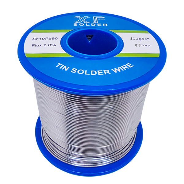 Fil à souder étain-plomb de 0,8 mm 10/90 Sn10Pb90 100 g 400 g 800 g provenant de Chine