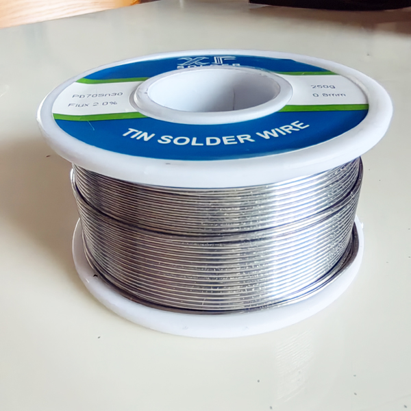 Fil à souder Pb70Sn30 70/30, diamètre du fil 1,0 mm et 1,8 mm, 200 g par rouleau