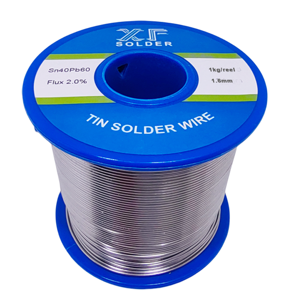 Fil à souder étain-plomb de 0,8 mm et 1,6 mm de diamètre (40/60 Sn40Pb60) - 1 kg/bobine de Chine