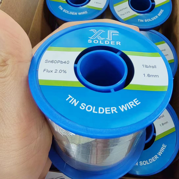 Fil à souder en plomb et étain 60 40 Sn60Pb40 1,6 mm 1 lb/rouleau pour la fabrication de caméras et de vidéosurveillance
