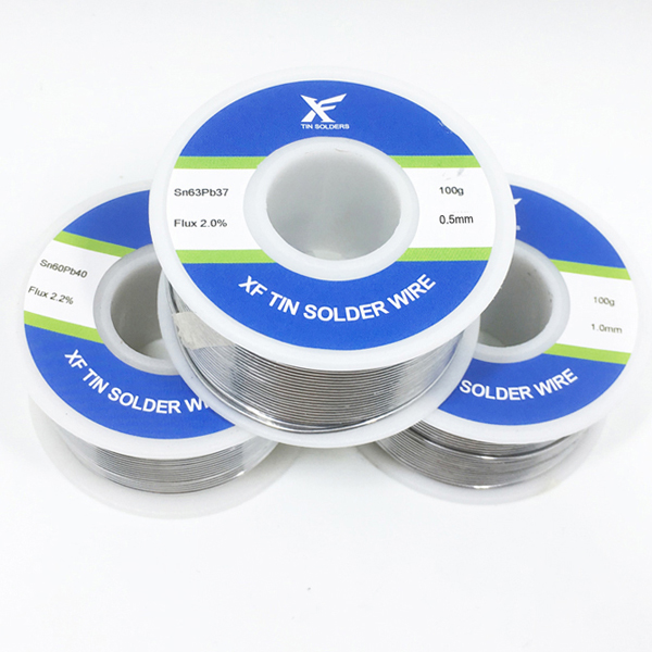 Fil à souder Sn63-Pb37 de 0,5 mm (100 g) pour le soudage traversant en provenance de Chine