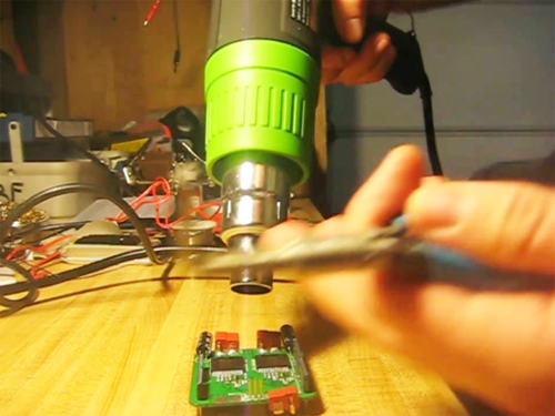 Soudeure de p&acirc;te pour la soudure du pistolet &agrave; air chaud