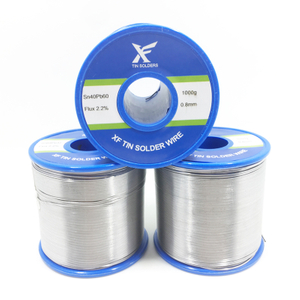 Fil d'étain 40 60 Sn40Pb60 en bobine, poids 100g 250g 500g 1000g et diamètre 1.6mm pour l'électronique fiable et le soudage de PCB